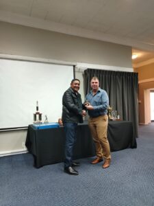 Defence (WP Golf Awards 2024 - B. February receiving his award