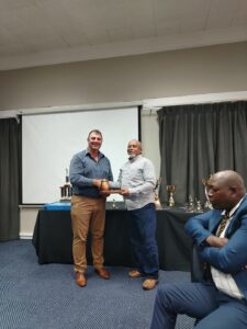 Defence (WP) Golf Awards Event 2024 - I. Karan receiving his trophy